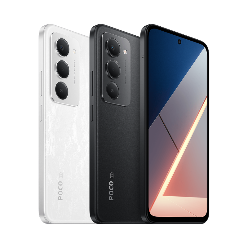 POCO M8s 5G — imagen oficial de Xiaomi Perú